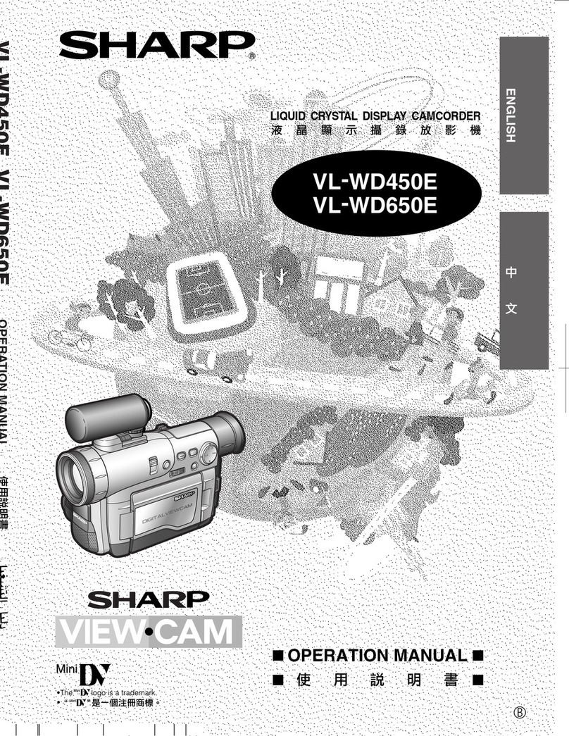 Sharp ViewCam VL-WD450E User manual