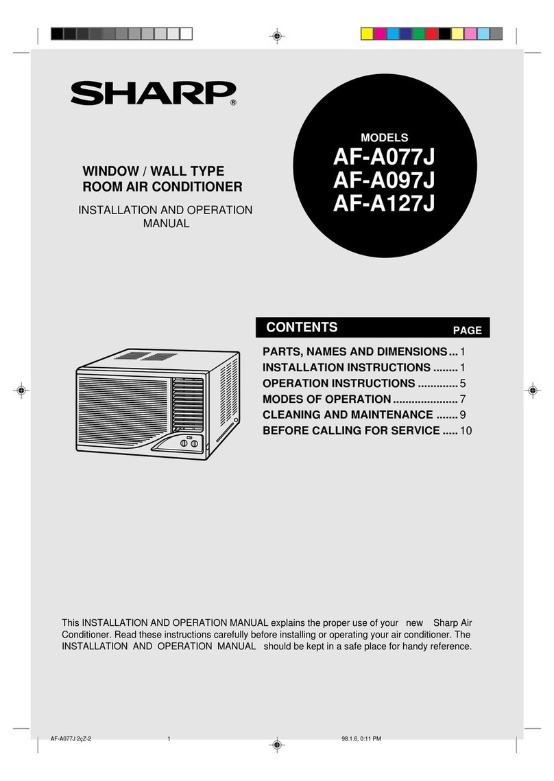 Sharp AF-A077J User manual