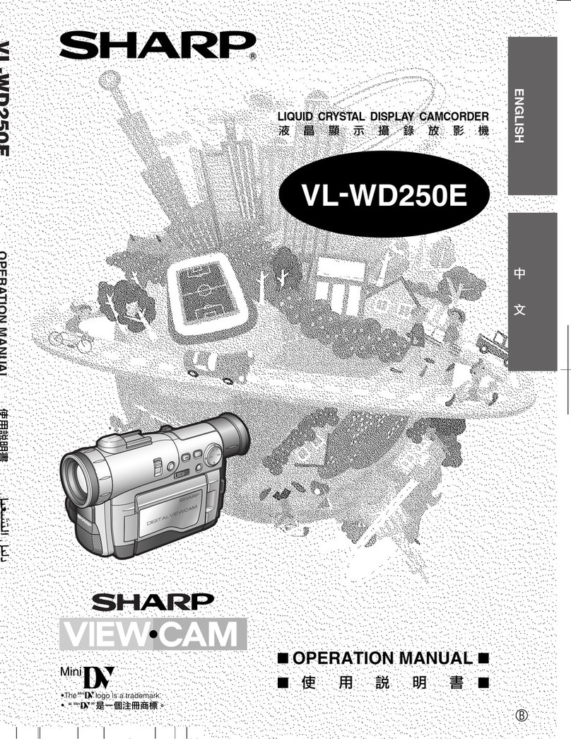 Sharp ViewCam VL-WD250E User manual