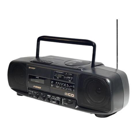 Sharp QT-CD5H User manual