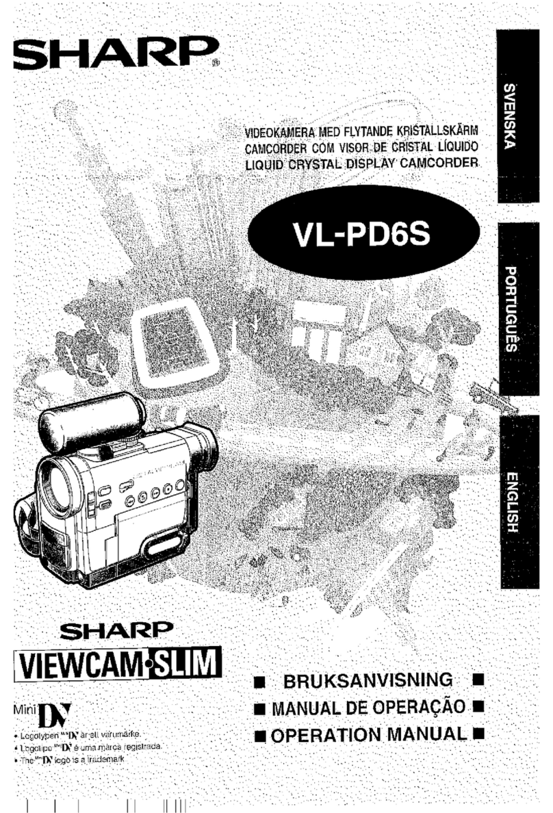 Sharp ViewCam Slim VL-PD6S User manual