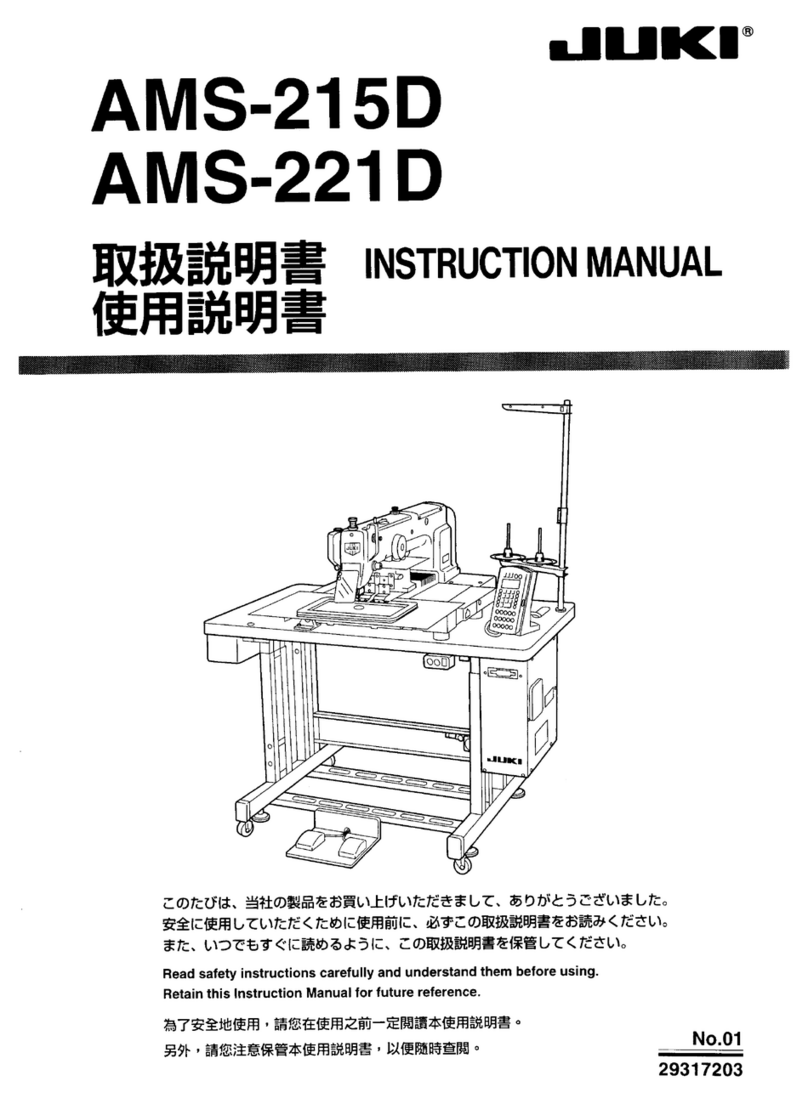 JUKI AMS-215D instruction manual