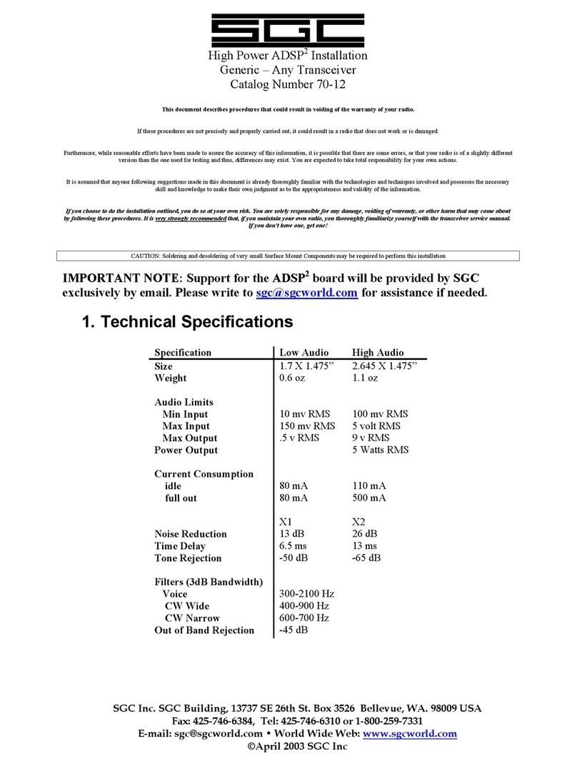 SGC High Power ADSP installation guide