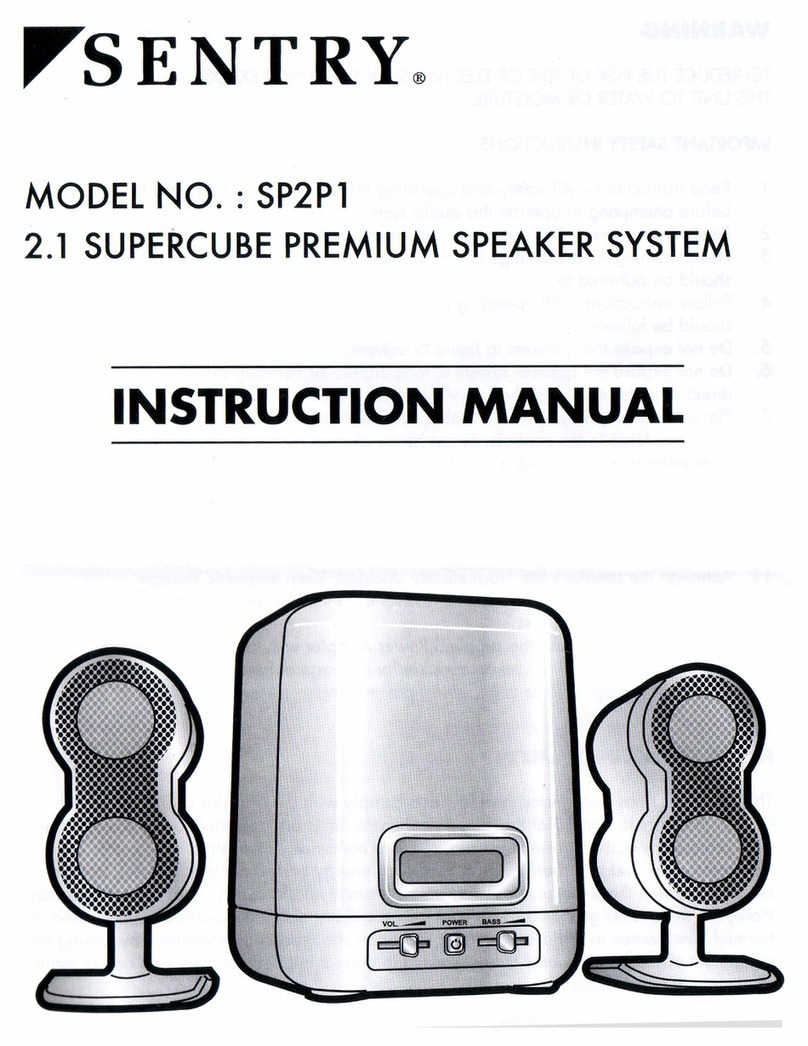 Sentry SP2P1 instruction manual