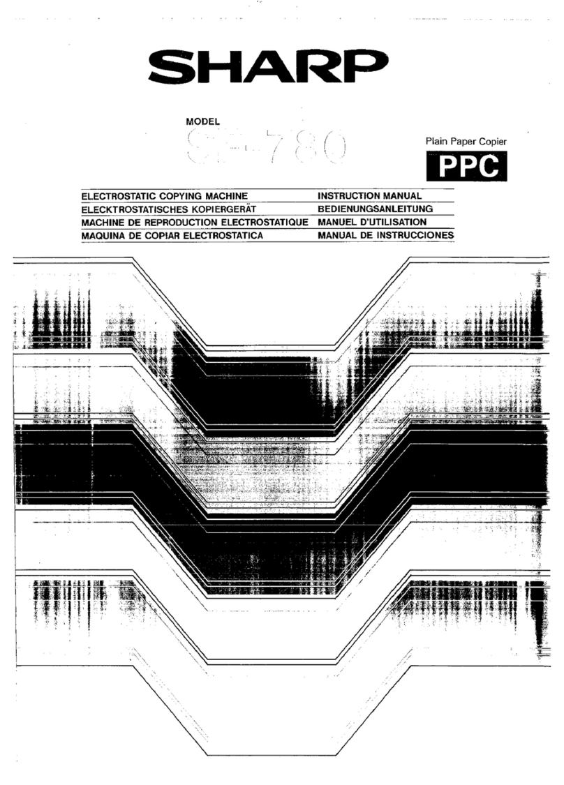 Sharp SF-780 User manual