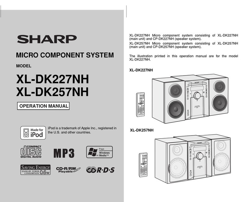 Sharp XL-DK227NH User manual Sharp XL-DK227NH User manual