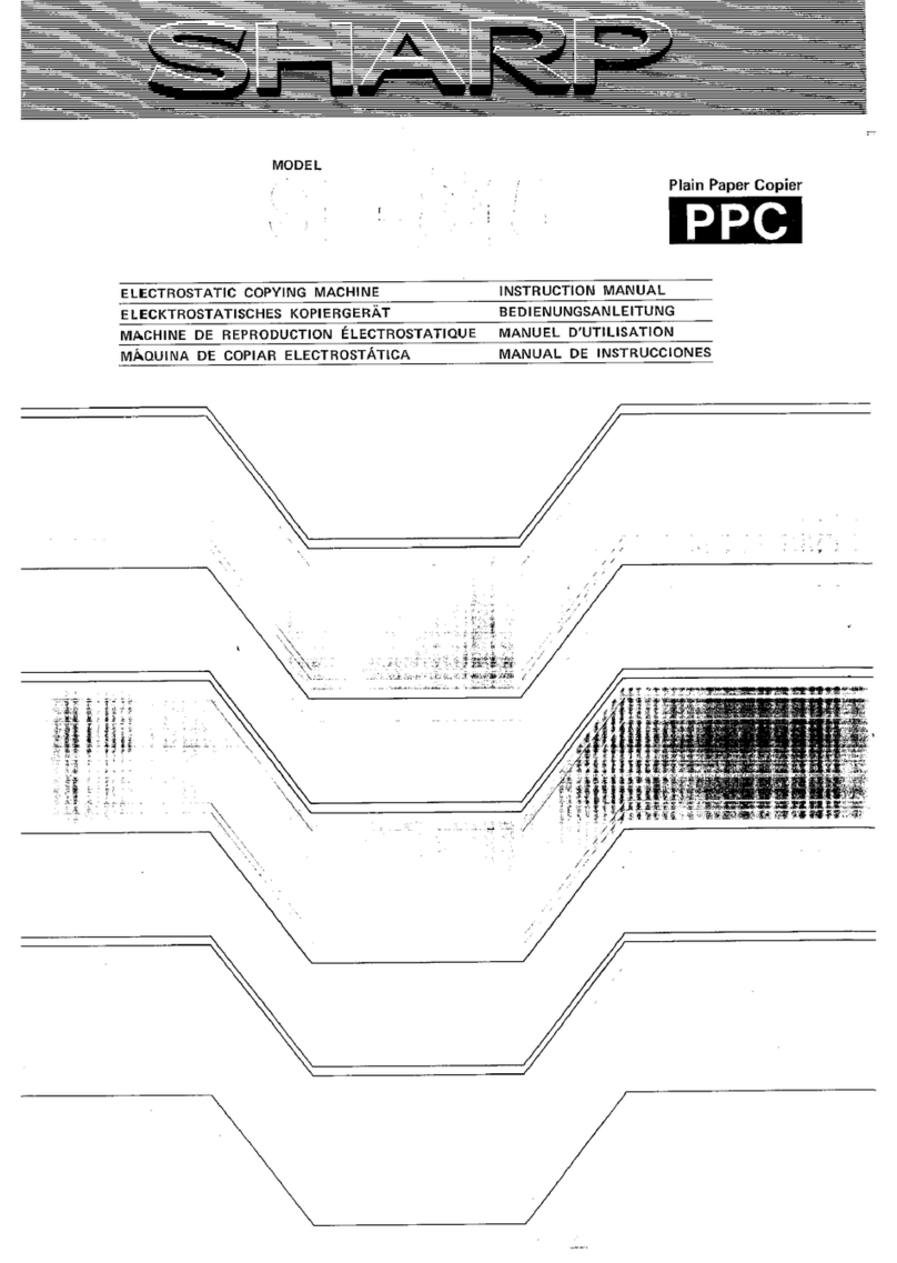 Sharp SF-815 User manual Sharp SF-815 User manual
