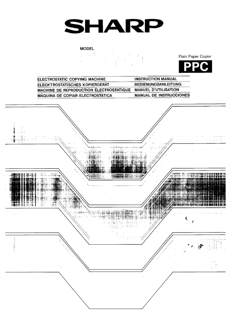 Sharp SF-741 User manual Sharp SF-741 User manual