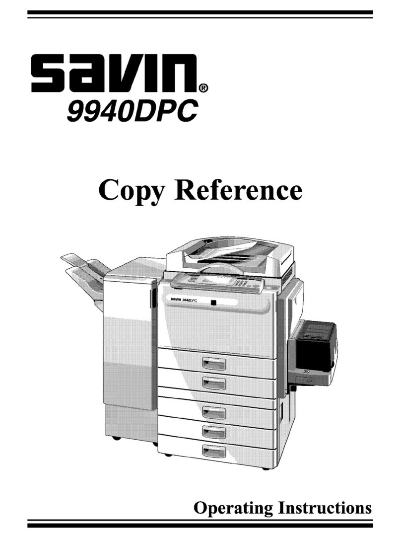 Savin 9940DPC User manual