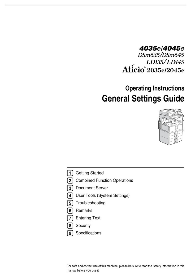 Ricoh 4035e User instructions