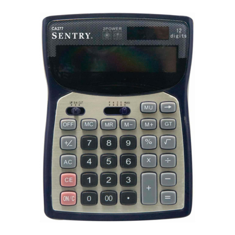 Sentry CA277 User manual Sentry CA277 User manual