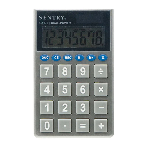 Sentry CA279 User manual Sentry CA279 User manual