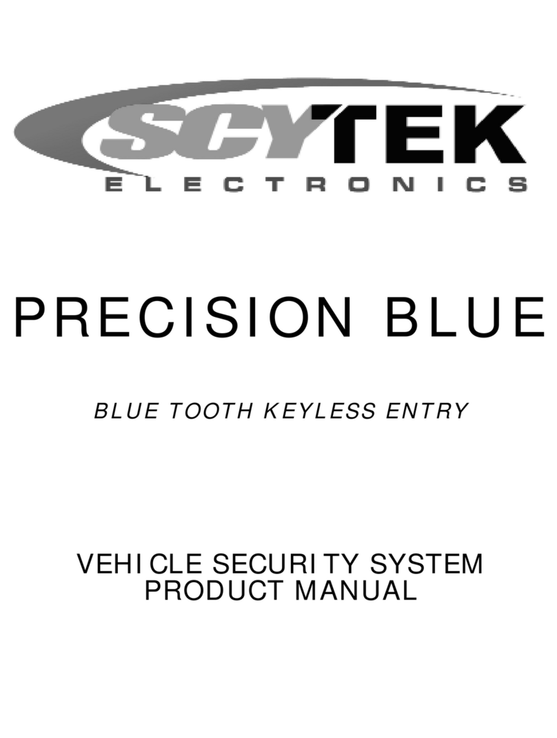 Scytek electronic Precision Blue User manual Scytek electronic Precision Blue User manual