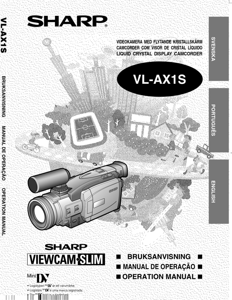 Sharp ViewCam Slim VL-AX1S User manual