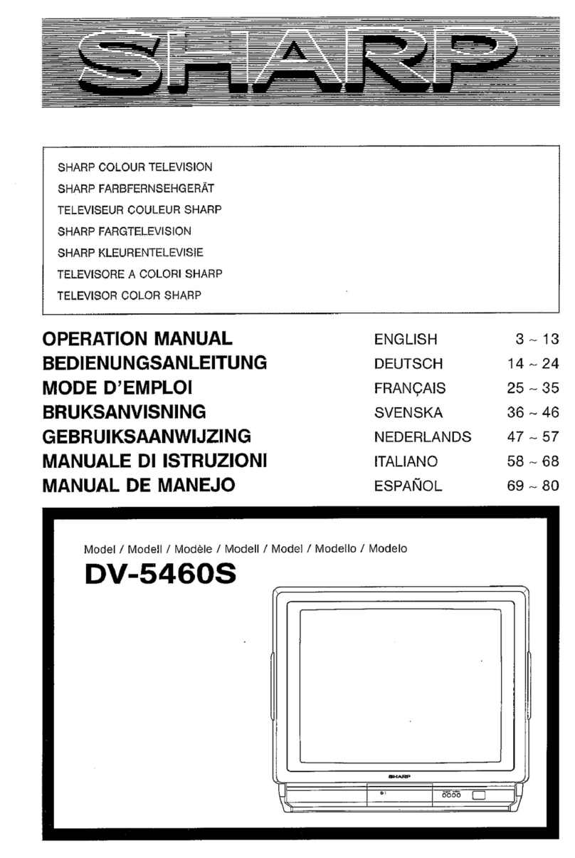 Sharp DV-5460S User manual