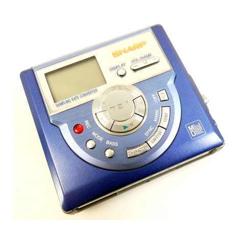 Sharp MD-MS721H User manual