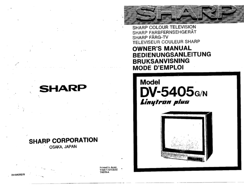 Sharp DV-5405G User manual Sharp DV-5405G User manual