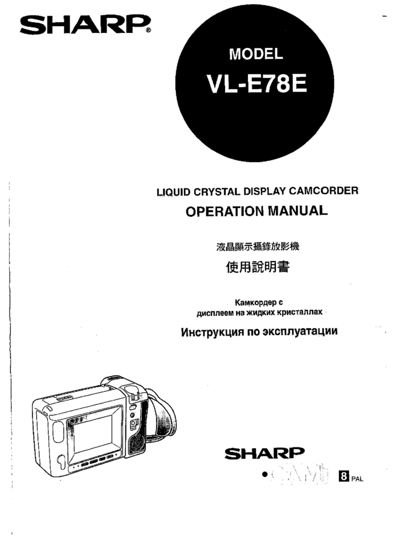 Sharp VL-E78E User manual
