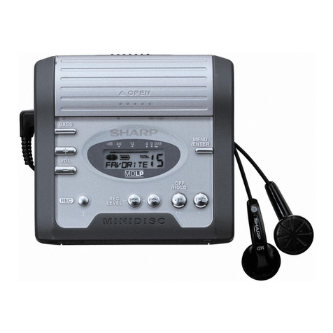 Sharp MD-MT280E User manual Sharp MD-MT280E User manual