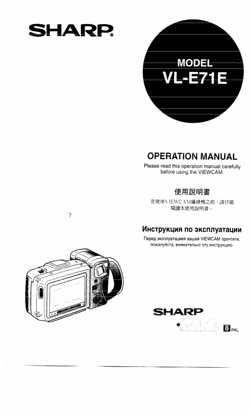 Sharp VL-E71E User manual