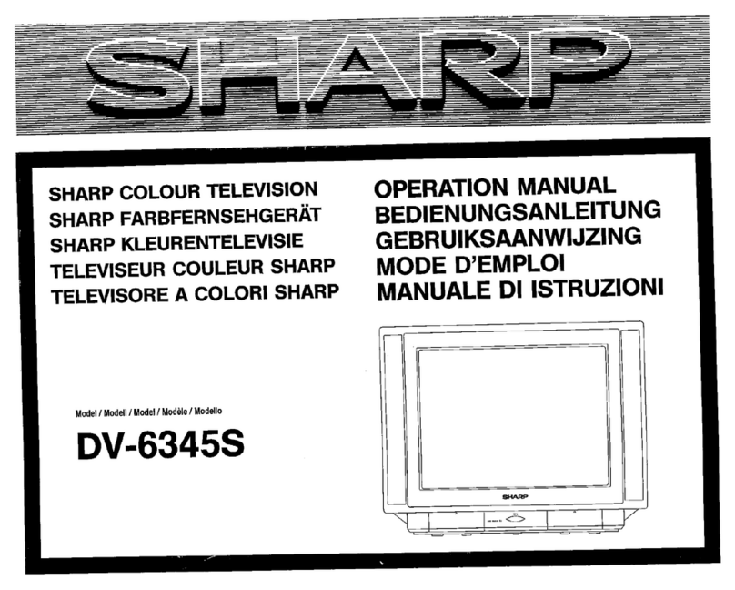 Sharp DV-6345S User manual