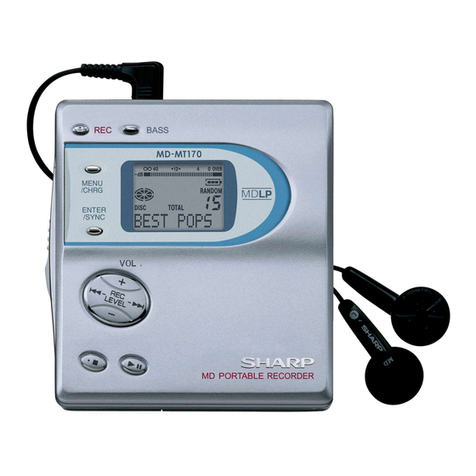 Sharp MD-MT200H User manual Sharp MD-MT200H User manual