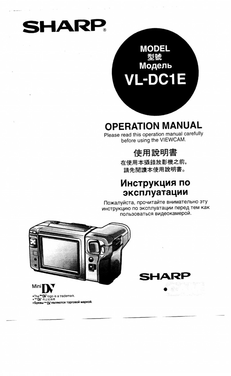 Sharp VL-DC1E User manual