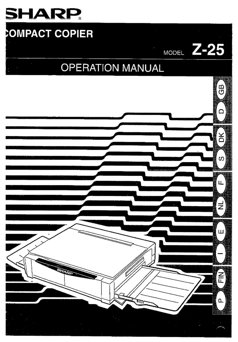 Sharp Z-25 Operation manual
