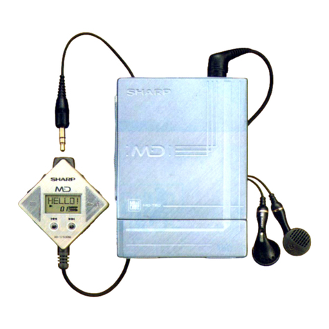 Sharp MD-T60H User manual Sharp MD-T60H User manual