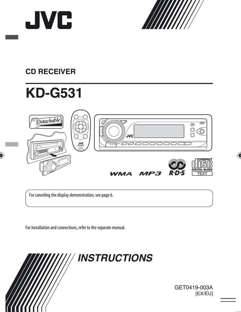 JVC KD-G531 User manual