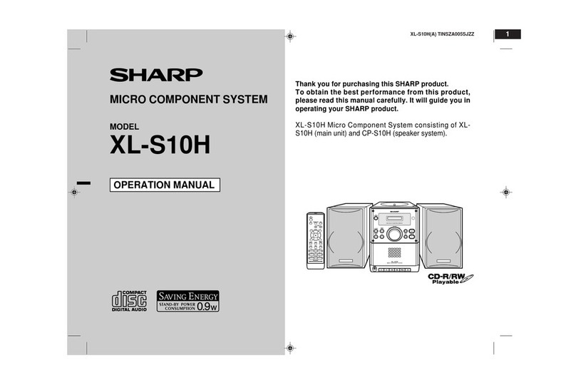 Sharp XL-S10H User manual Sharp XL-S10H User manual