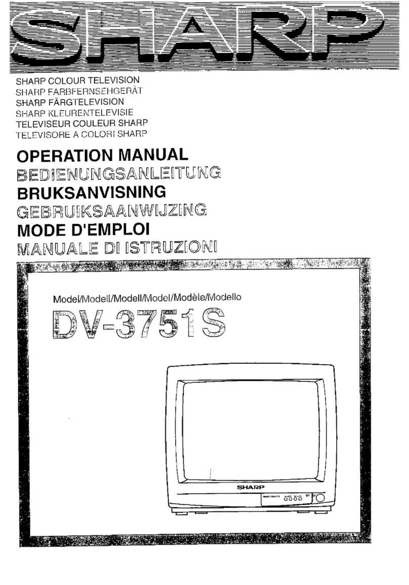 Sharp DV-3751S Operation manual
