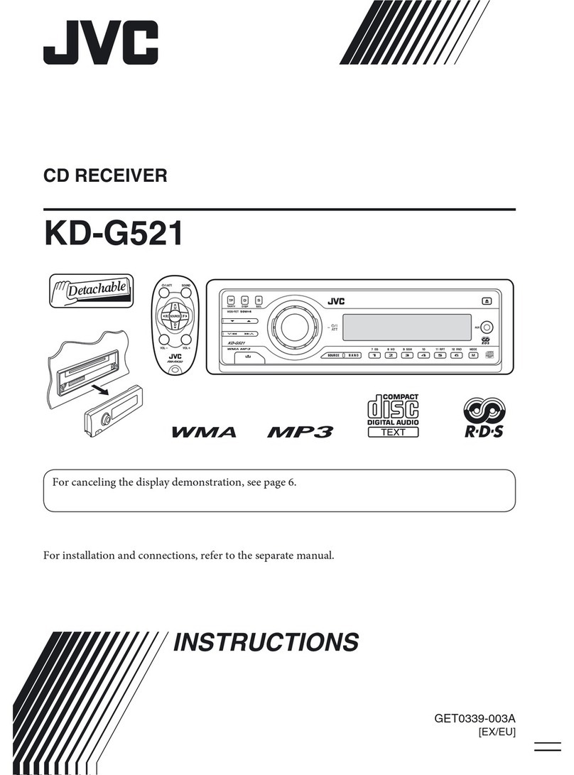 JVC KD-G521 User manual
