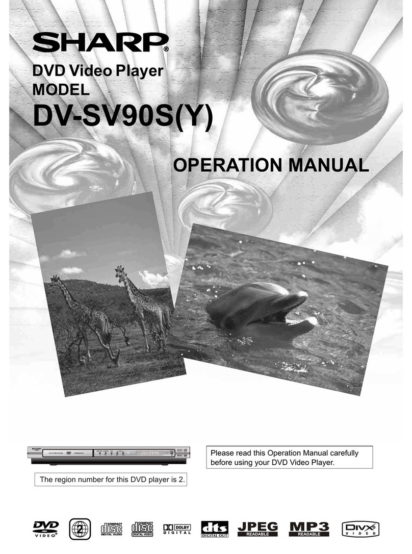 Sharp DV-SV90S(Y) User manual
