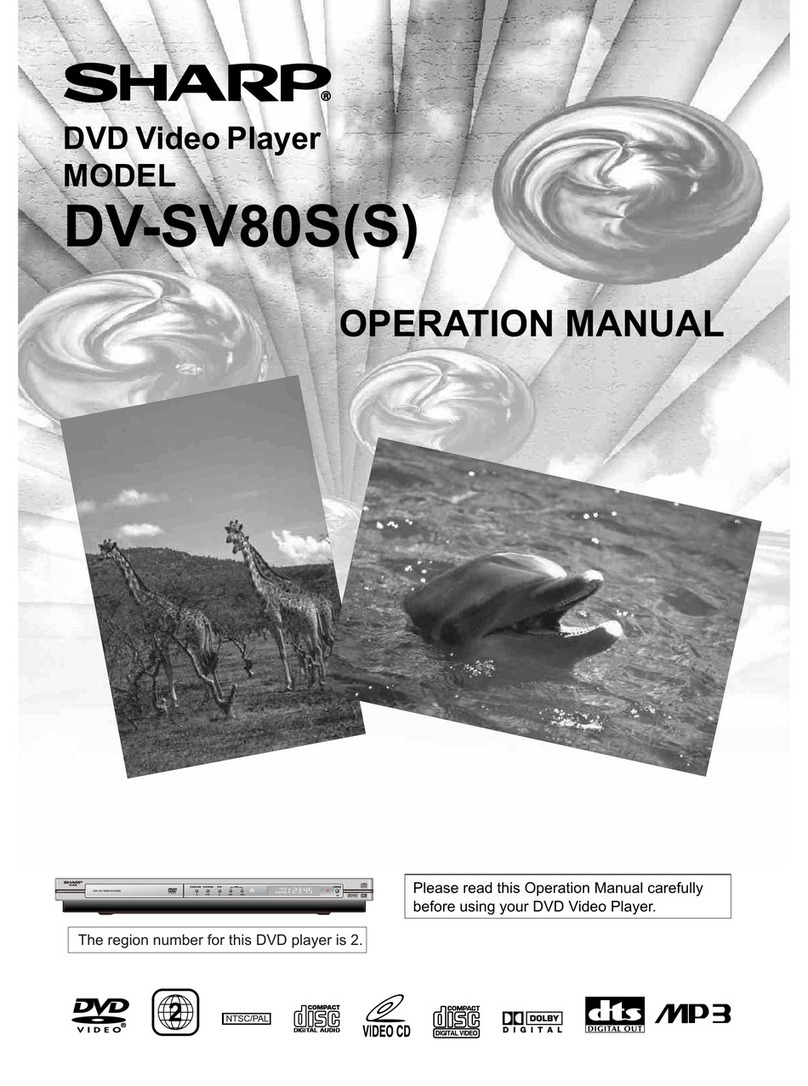 Sharp DV-SV80S(S) User manual