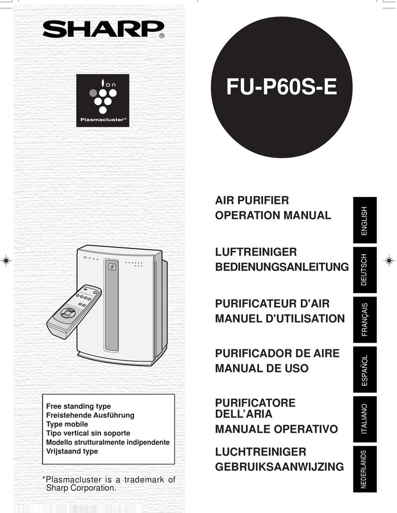 Sharp FU-P60S-E Operation manual