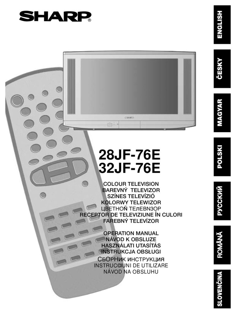 Sharp 28JF-76E User manual