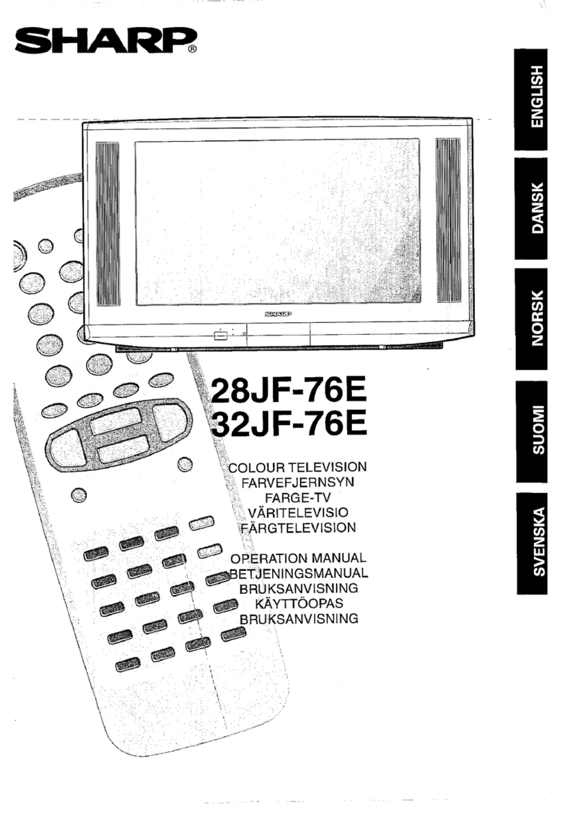 Sharp 28JF-76E User manual