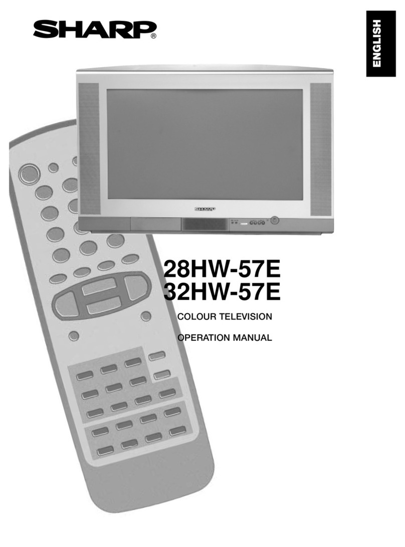 Sharp 28HW-57E User manual Sharp 28HW-57E User manual