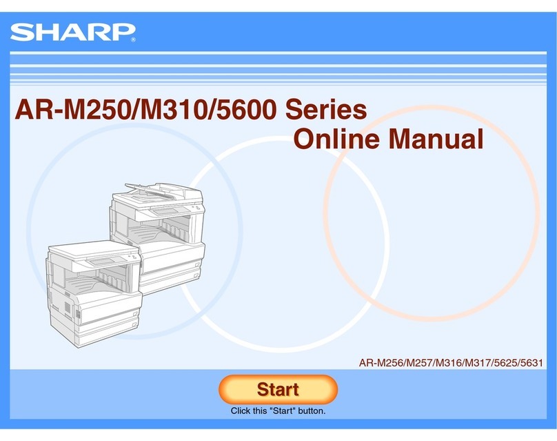 Sharp AR-5600 series Online Setup guide