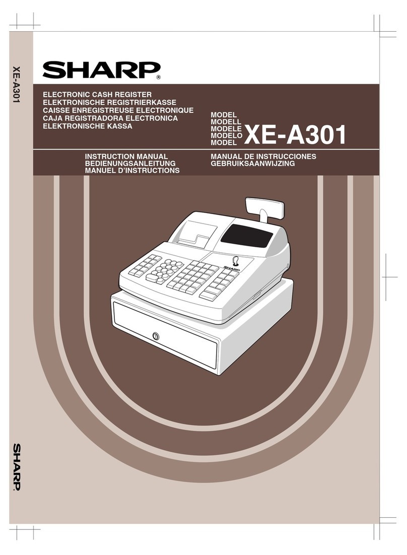 Sharp XE-A301 User manual Sharp XE-A301 User manual