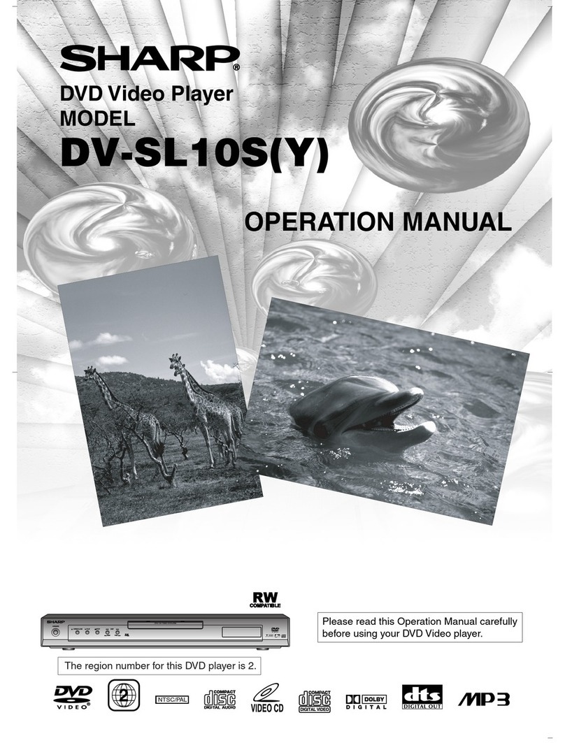 Sharp DV-SL10S(Y) User manual Sharp DV-SL10S(Y) User manual