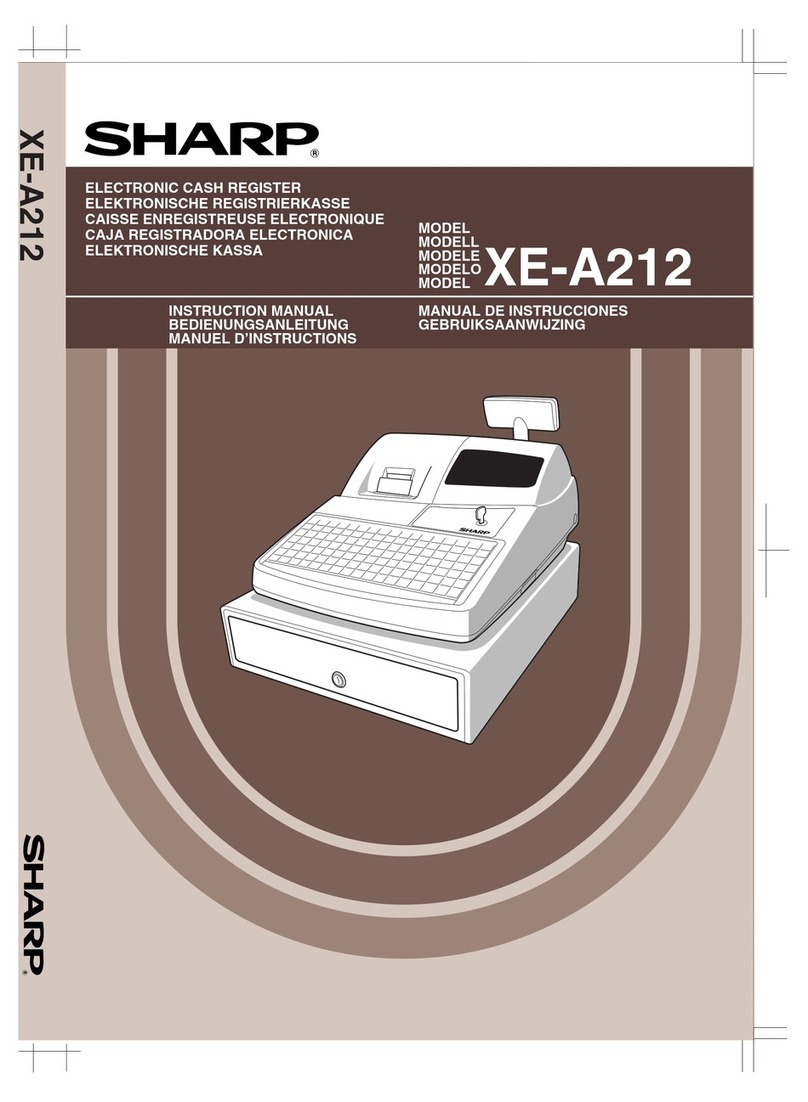 Sharp XE-A212 instruction manual