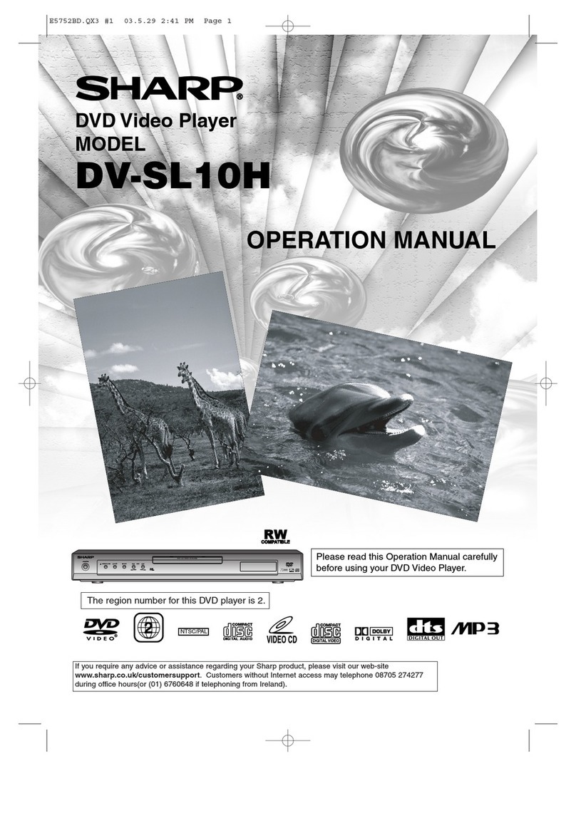 Sharp DV-SL10H User manual