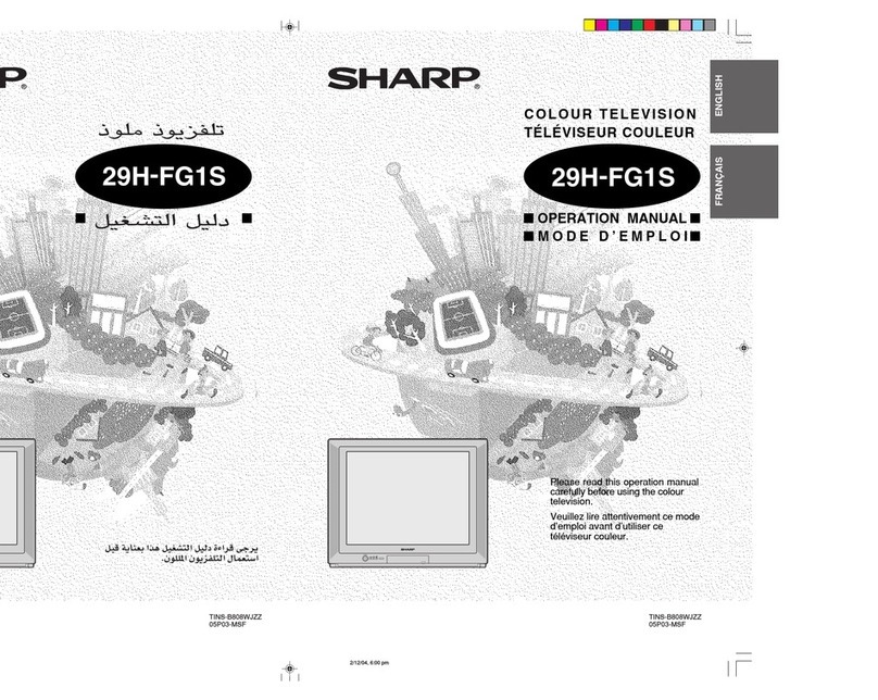 Sharp 29H-FG1S User manual