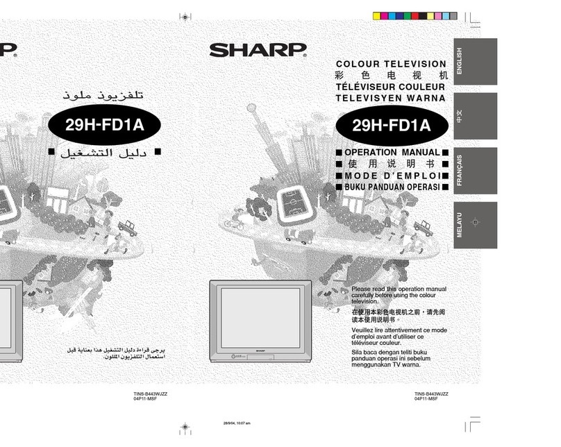 Sharp 29H-FD1A User manual