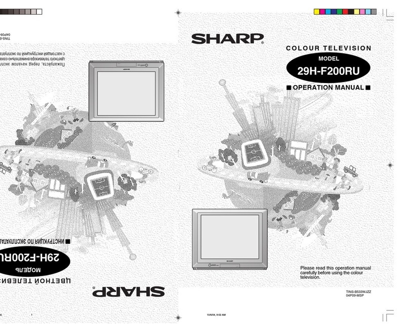 Sharp 29H-F200RU User manual