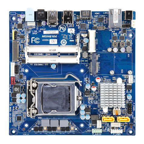 Gigabyte MSH61DI user manual