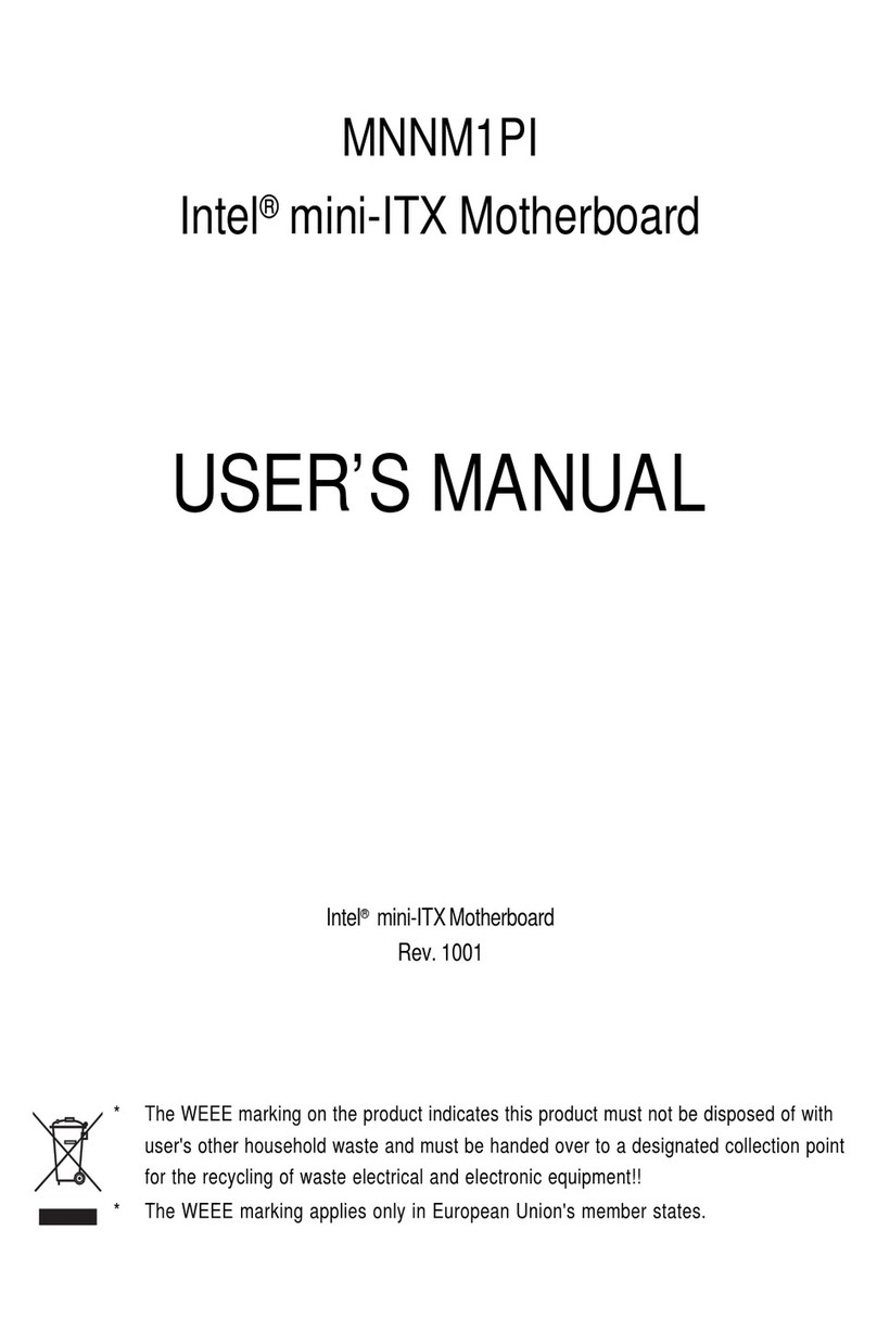 Gigabyte MNNM1PI User manual