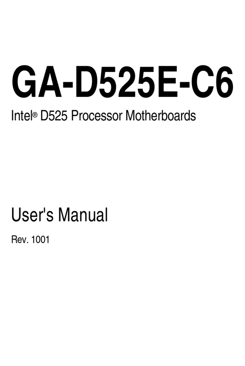 Gigabyte MNIC8CI user manual